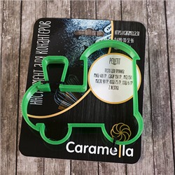 Вырубка для пряника "Паровозик" пластик, 11 см