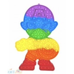 POP IT antistress Сенсорная игрушка с пузырьками СУПЕРГЕРОЙ Пастель / ПОПИТ / ПОП ИТ / Вечная пупырка popit_bigSuper, popit_bigSuper/1931-30