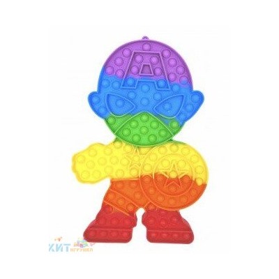 POP IT antistress Сенсорная игрушка с пузырьками СУПЕРГЕРОЙ Пастель / ПОПИТ / ПОП ИТ / Вечная пупырка popit_bigSuper, popit_bigSuper/1931-30
