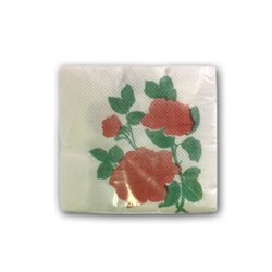 Салфетка Восход 25*25 (50шт) Роза (60)