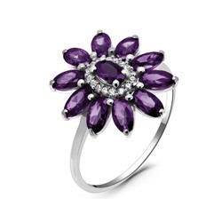 Кольцо из серебра аметист, Диковина2