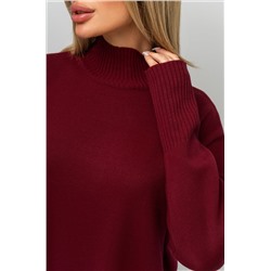 Женский джемпер оверсайз с воротником-стойкой Happyfox