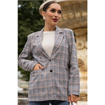 Жакет Нэри (корица/клетка) Б14110-33М