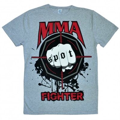 Футболка "MMA Fighting" (gray)