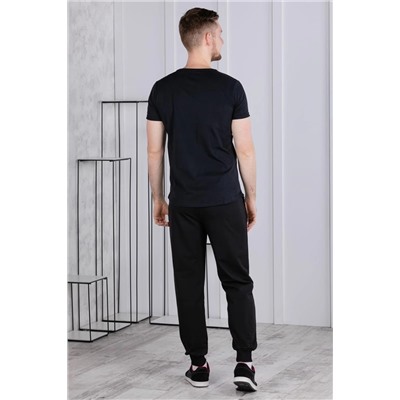 брюки спортивные 
            3.MM113A-чёрный