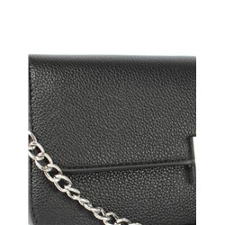 Сумка женская искусственная кожа Ch&K-8687,  1отд,  плечевой ремень,  черный 257640