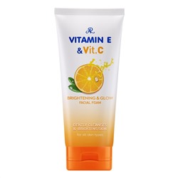 VITAMIN E & Vit.C Brightening & Glow Facial Foam, AR (Осветляющая пенка для умывания с витаминами E и C), 190 г.