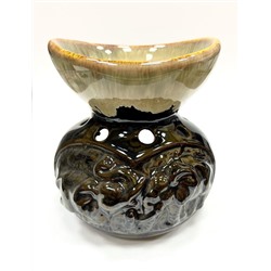 Аромалампа ИГРАЮЩИЕ СЛОНЫ (керамика, разные цвета, 11 см.), 1 шт.