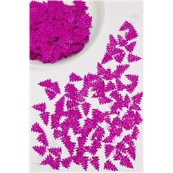 Пайетки "Елочки" 2,2*1,6 см/50 гр (SF-1139) фукси