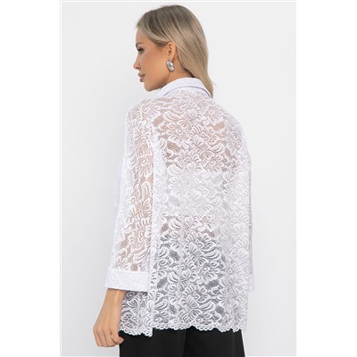 Рубашка кружевная Аристократка (белая) Б14511-10М