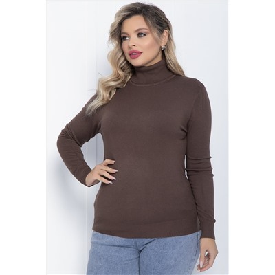 Водолазка Зимняя история (шоколад) Б14535-20М