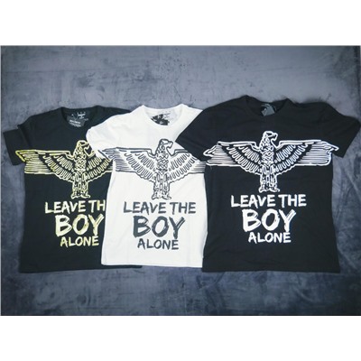 Футболка BOY LONDON black,with a golden eagle