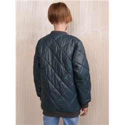 Бомбер демисезонный для мальчика "Тренд" темно-серый