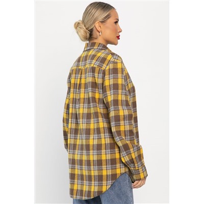 Рубашка Денни (желто-коричневая) Б14135-7М