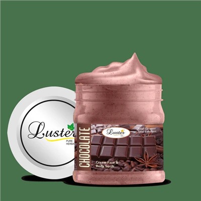 CHOCOLATE Cream Face & Body Scrub, Luster (ШОКОЛАД крем-скраб для лица и тела, Ластер), 500 мл.