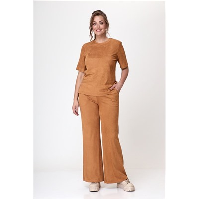 Michel chic 1315 рыжий, Кардиган,  Брюки,  Майка