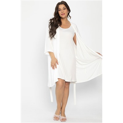 Пеньюар Шелк вискозы (молочный) П14482-52М