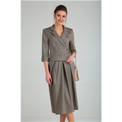 Viola Style 2655-1 серый, Юбка,  Жакет