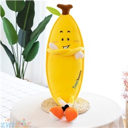 Мягкая игрушка обнимашка БАНАН 130 см в ассортименте, banan130