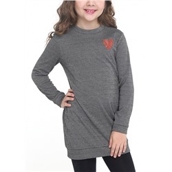 CLE платье дев.762438/63ввэ, чёрный/св.серый