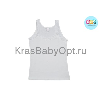 Майка белая для девочки