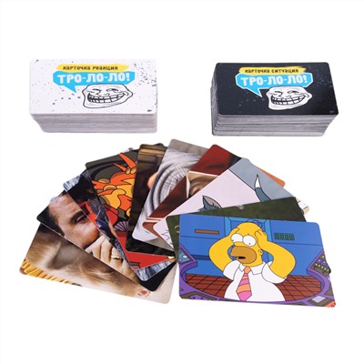Настольная игра для большой компании «Тро-Ло-Ло» (150 карточек)