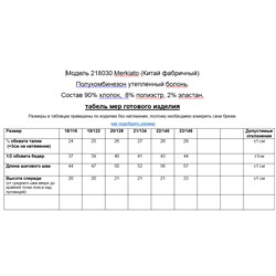 Комбинезон болонь утепленный Merkiato 218030 синий