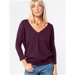 Джемпер из премиального хлопка с эластаном