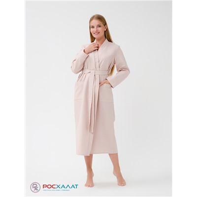 Женский вафельный халат с планкой В-02 (31)