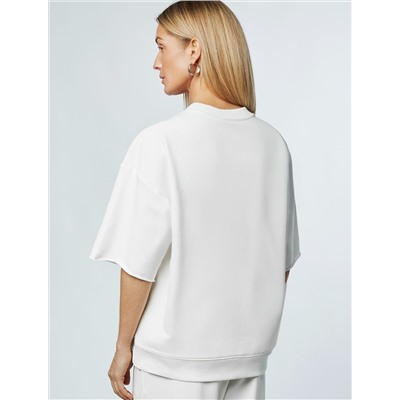 Футболка из тонкого премиального футера с эластаном