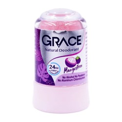 MANGOSTEEN Crystal Deodorant, Grace (МАНГОСТИН кристальный алунитовый дезодорант, Грэйс), 70 г.