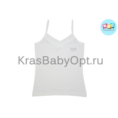 Майка белая для девочки