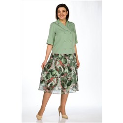 Lady Style Classic 2670/2 зеленая_мята, Юбка,  Жакет