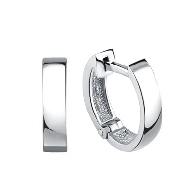 Серьги из серебра без вставки, Л-11092