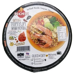 Лапша б/п со вкусом Том Ям с креветкой Picnic (чашка), Таиланд, 70 г