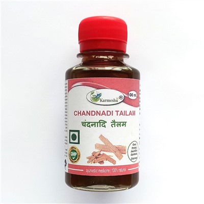 CHANDNADI TAILAM, Karmeshu (Масло ЧАНДНАДИ ТАЙЛАМ, Кармешу), 100 мл.