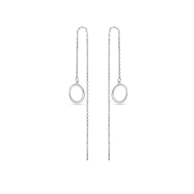 Серьги из серебра без вставки, ЗК0221527