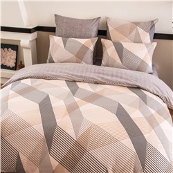 Комплект постельного белья Люкс Сатин 100% хлопок на резинке AR373