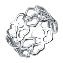Кольцо из серебра без вставки, Л-29786