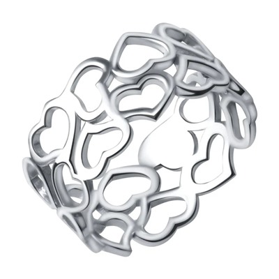 Кольцо из серебра без вставки, Л-29786