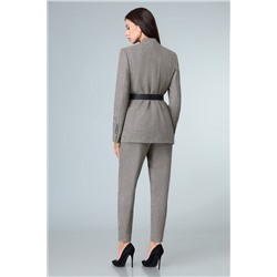 Le Collect 329 мелкая-серая-клетка, Брюки,  Жакет