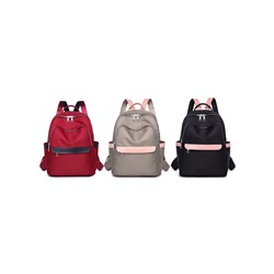 1196-3 крас Рюкзак женский (34х25х11)