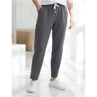 Брюки из облегченного футера с эластаном