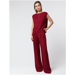 Свободные брюки изо льна с вискозой