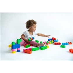 Детская игрушка для ванной "Мягкие кирпичики" Серия «Baby Toys» (5 штук)