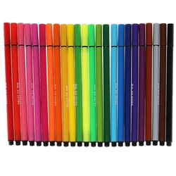 Фломастеры Барби экстра, 24 цвета, трёхгранные