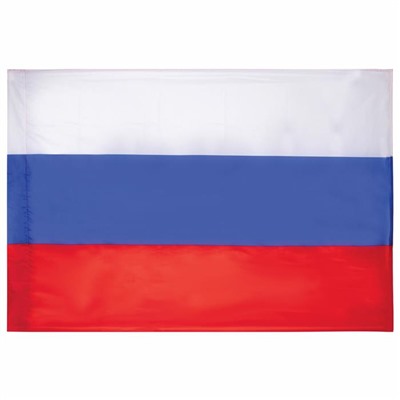 Флаг  без древка РФ 135*88см / пакет