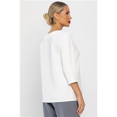 Блуза Аурия (белая) Б14217-48М