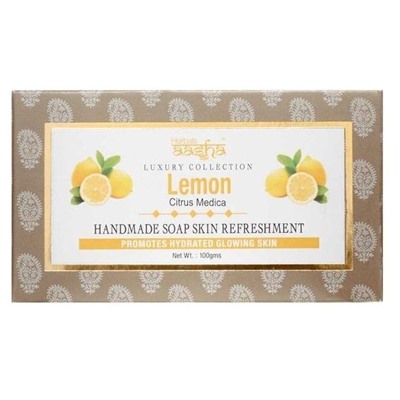LEMON Handmade Soap Skin Refreshment, Aasha Herbals (ЛИМОН мыло ручной работы освежающее, Ааша Хербалс), 100 г.