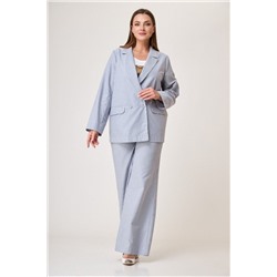 Anelli 1299 полоска_перламутр, Брюки,  Жакет